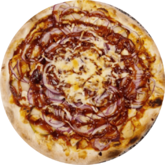 2. Pizza Hähnchen Barbecue